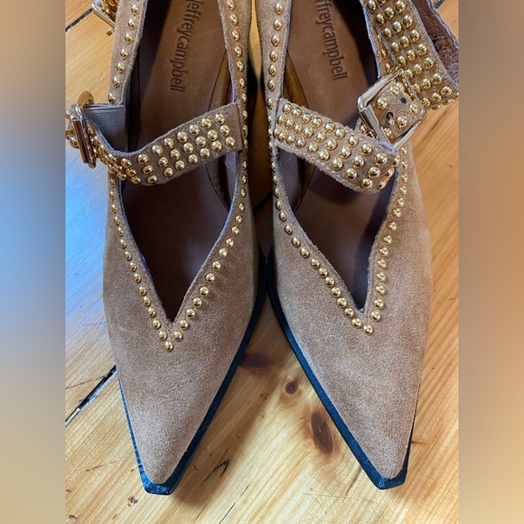 Jeffrey Campbell Suede Studded Heel - Picture 5 of 8